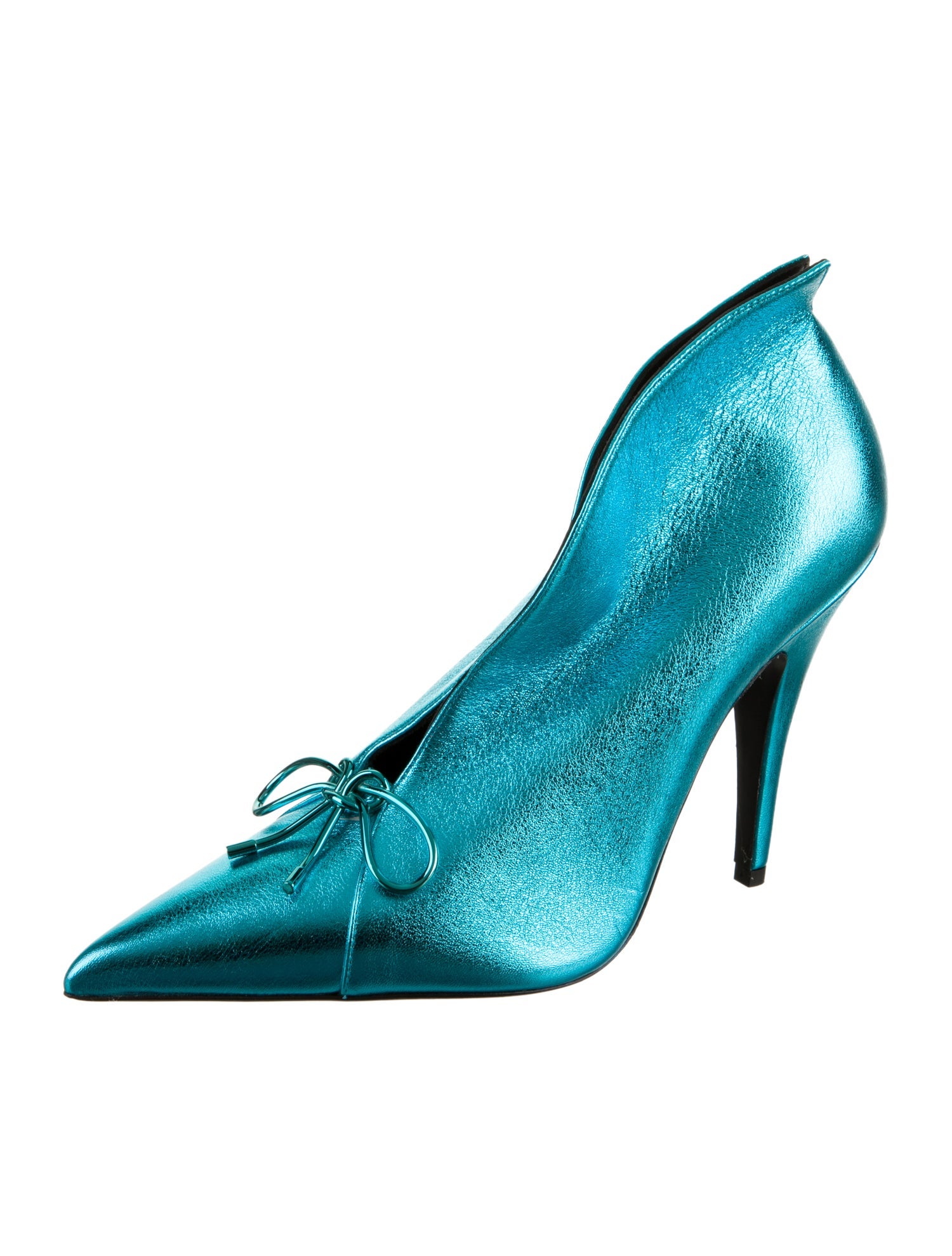 Tom Ford Leather Bow Accents Boots