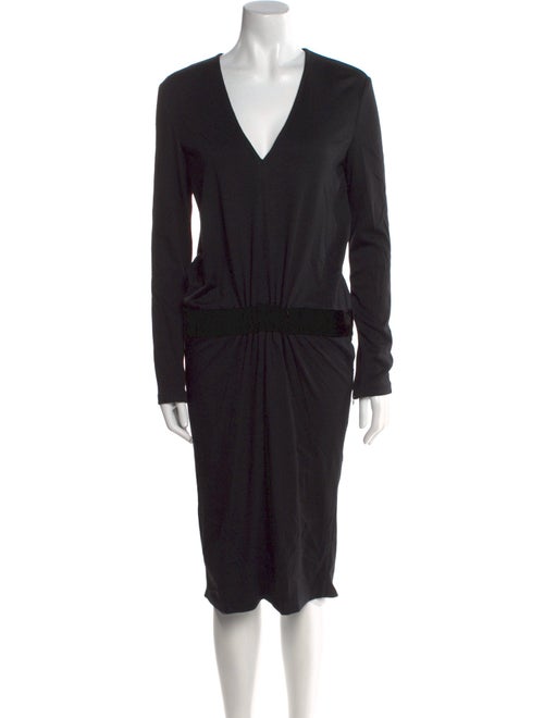 Tom Ford V-Neck Midi Length Dress