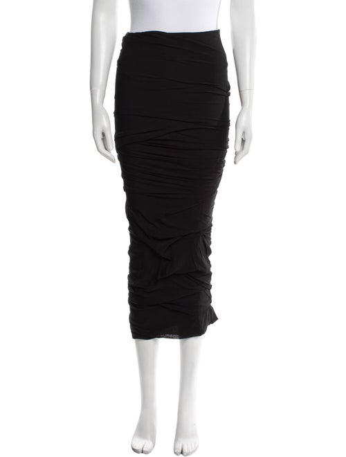 Tom Ford Pleated Accents Midi Length Skirt