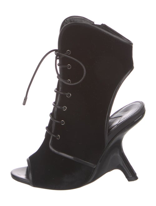 Tom Ford Velvet Lace-Up Boots