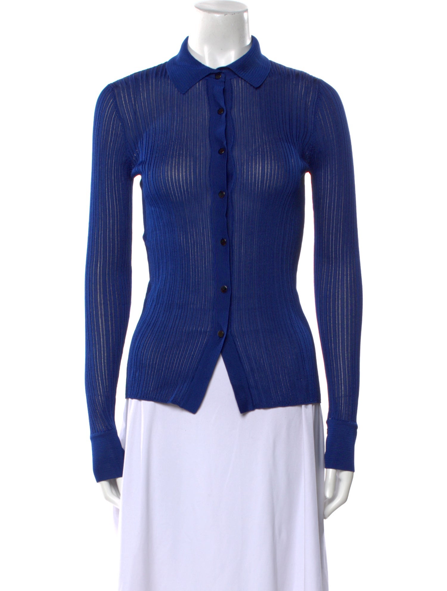 Tom Ford Long Sleeve Button-Up Top