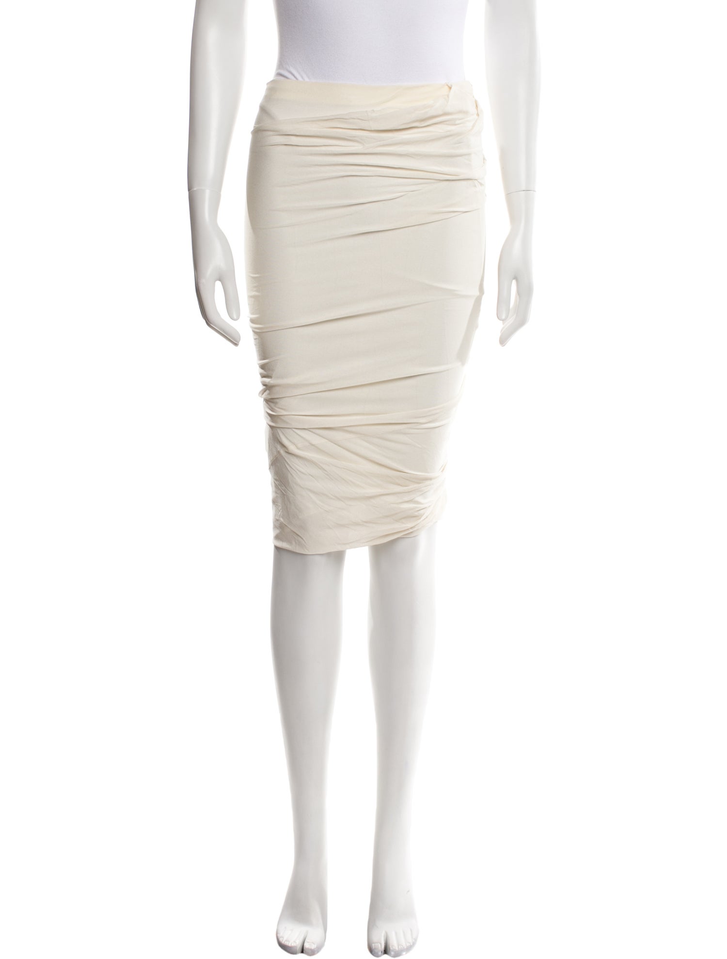 Tom Ford Grosgrain Trim Knee-Length Skirt