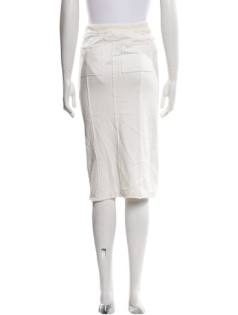 Tom Ford Raw-Edge Trim Knee-Length Skirt