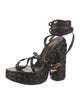 Tom Ford Leather Braided Accents Gladiator Sandals
