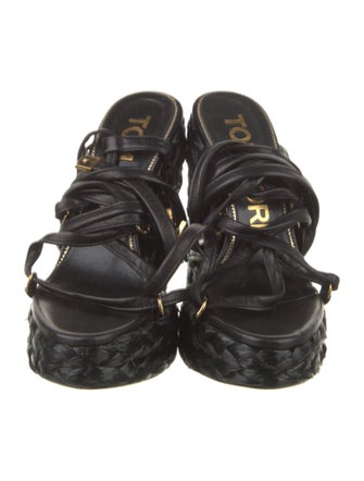Tom Ford Leather Braided Accents Gladiator Sandals