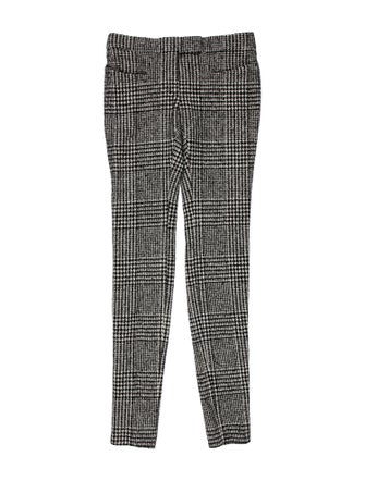 Tom Ford Houndstooth Print Skinny Leg Pants