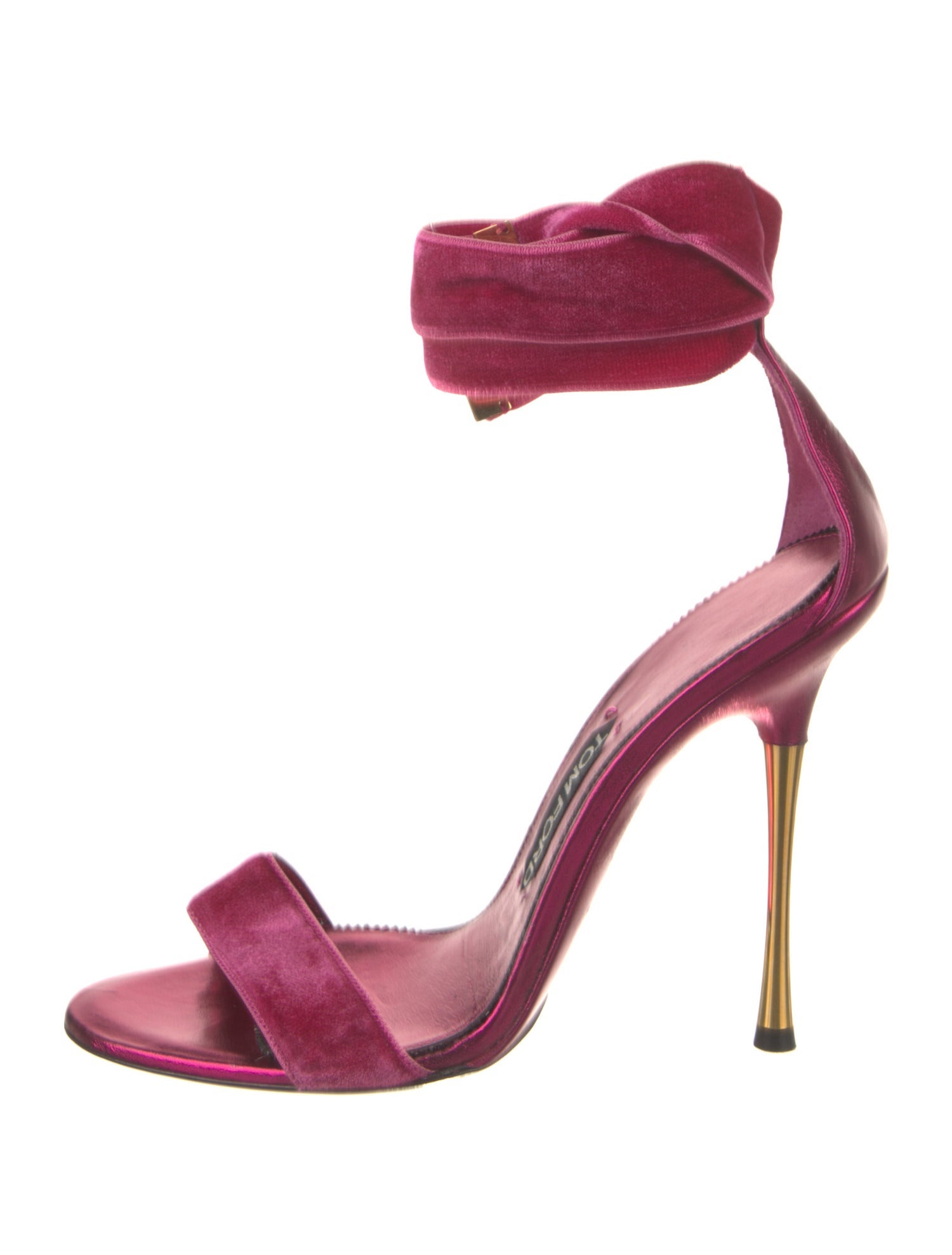 Tom Ford Velvet Sandals