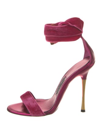 Tom Ford Velvet Sandals