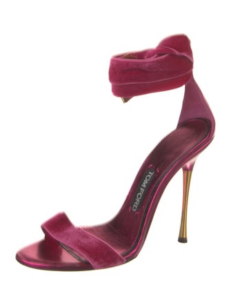 Tom Ford Velvet Sandals