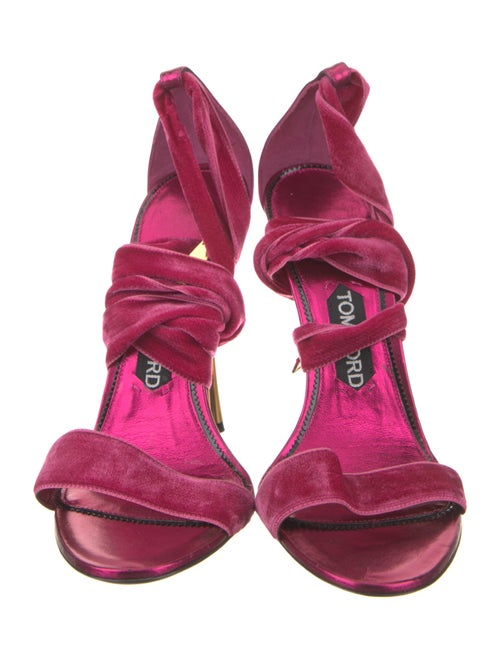 Tom Ford Velvet Sandals