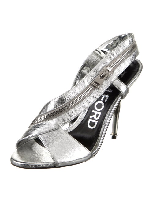 Tom Ford Leather Slingback Sandals