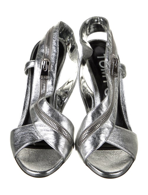 Tom Ford Leather Slingback Sandals