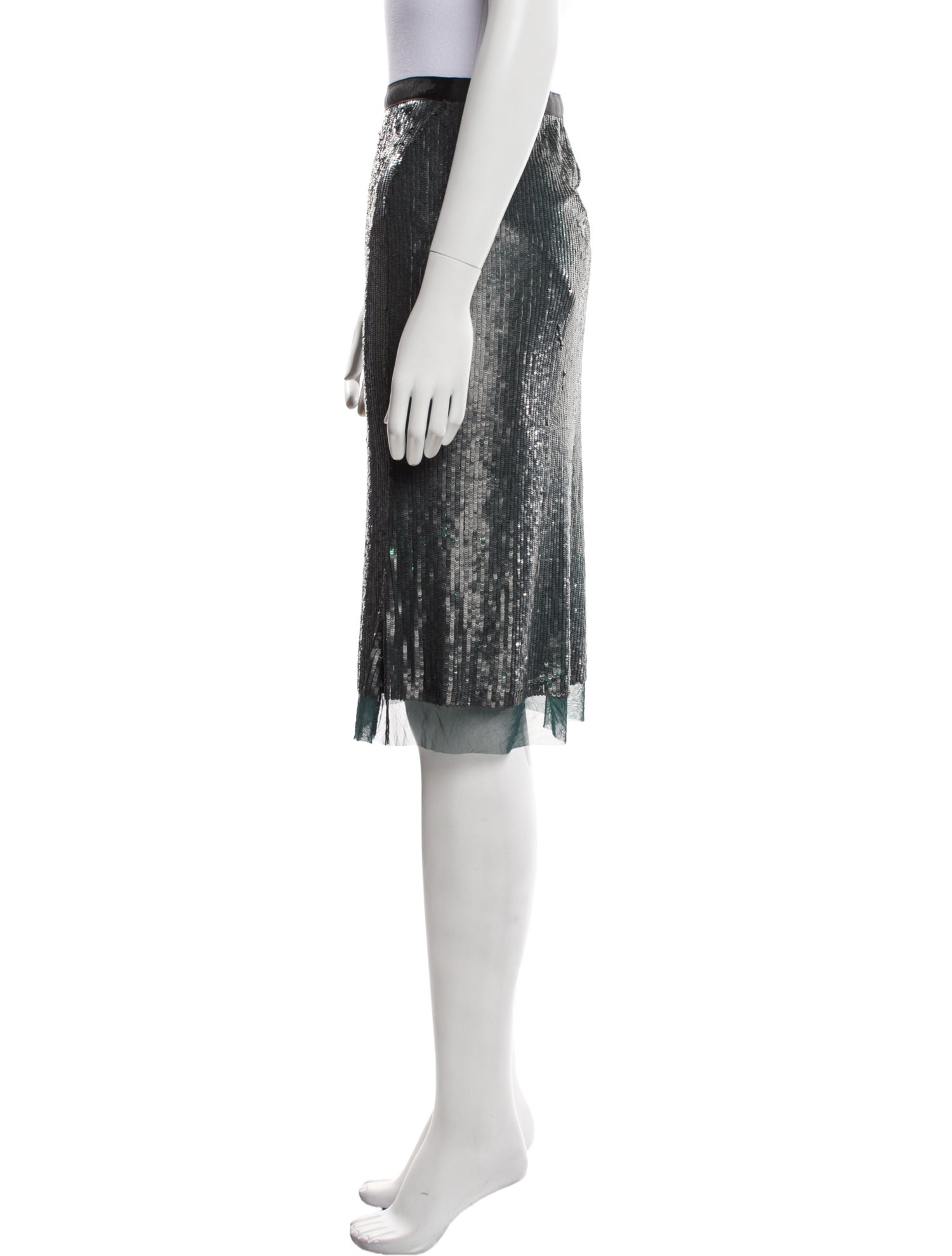 Tom Ford Sequin Embellishments Knee-Length Skirt