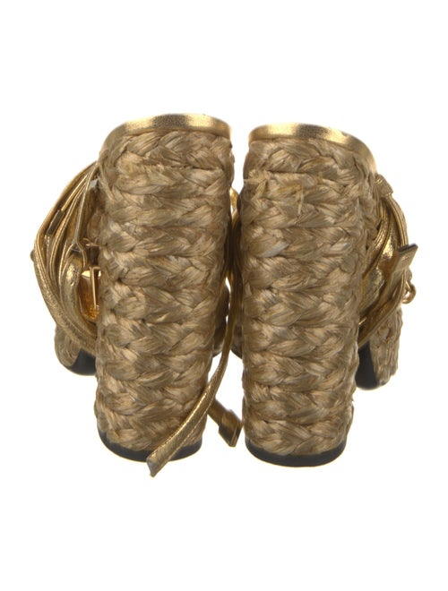 Tom Ford Leather Braided Accents Espadrilles