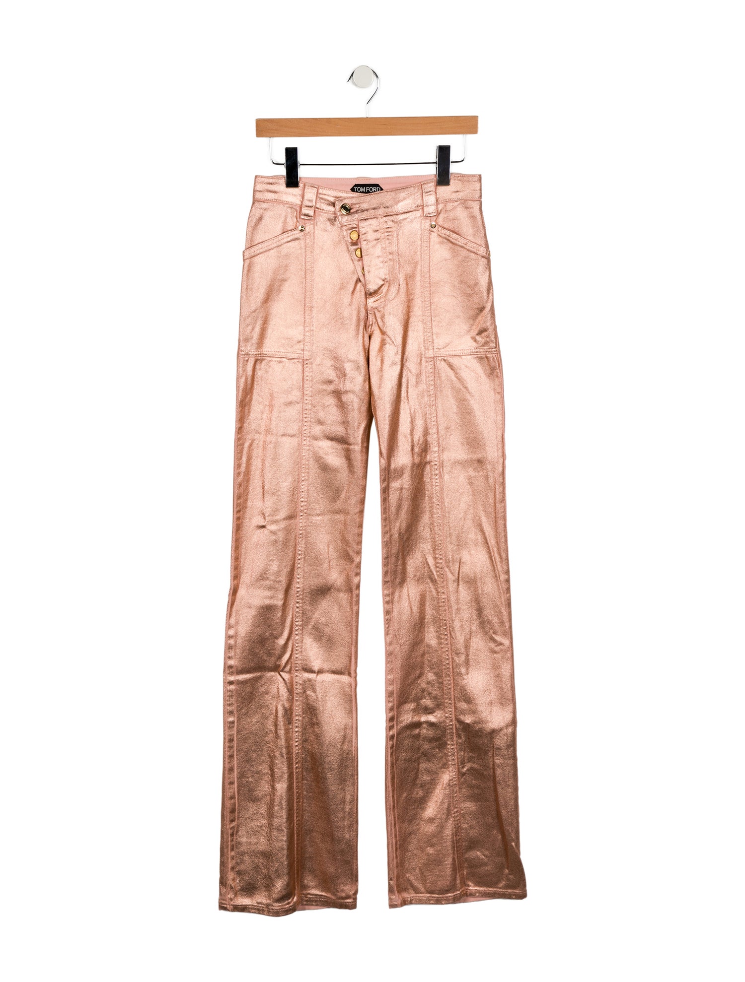 Tom Ford Mid-Rise Wide Leg Jeans