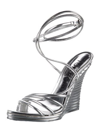 Tom Ford Leather Slingback Sandals