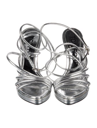 Tom Ford Leather Slingback Sandals