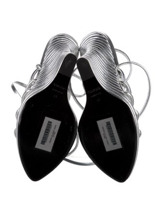 Tom Ford Leather Slingback Sandals