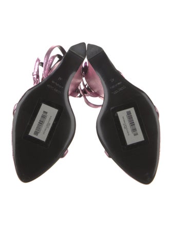 Tom Ford Leather T-Strap Sandals