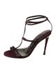 Tom Ford Leather T-Strap Sandals