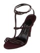 Tom Ford Leather T-Strap Sandals
