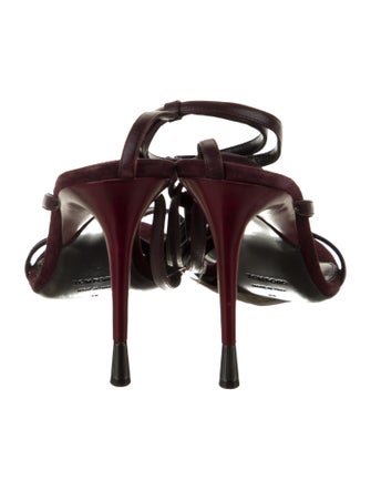 Tom Ford Leather T-Strap Sandals