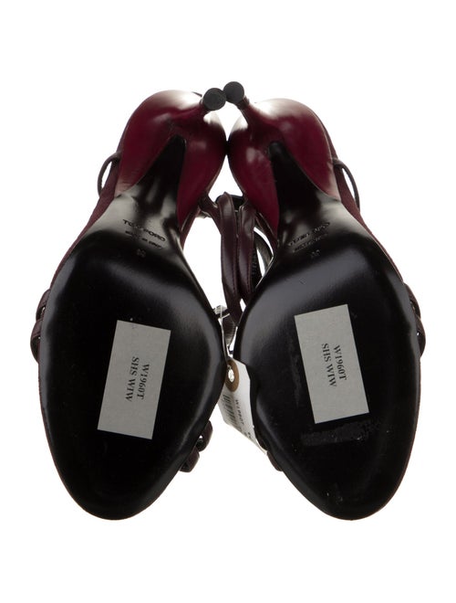 Tom Ford Leather T-Strap Sandals