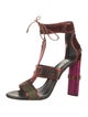 Tom Ford Leather T-Strap Sandals