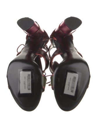 Tom Ford Leather T-Strap Sandals