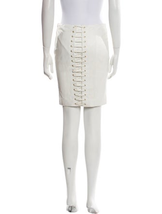 Tom Ford Lamb Leather Mini Skirt