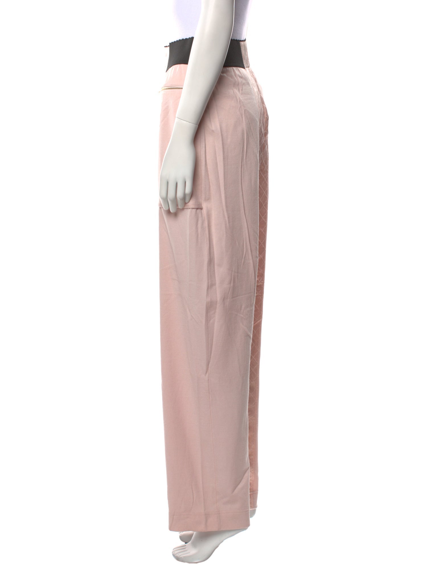 Tom Ford Colorblock Pattern Wide Leg Pants