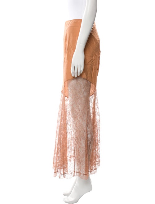 Tom Ford Lace Trim Embellishment Midi Length Skirt