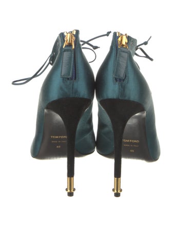 Tom Ford Satin Lace-Up Boots