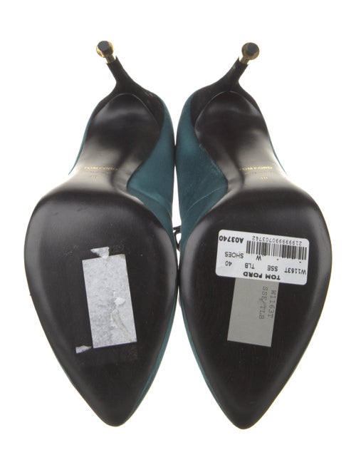 Tom Ford Satin Lace-Up Boots