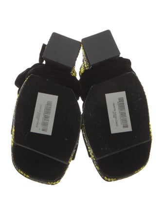 Tom Ford Velvet Printed Sandals