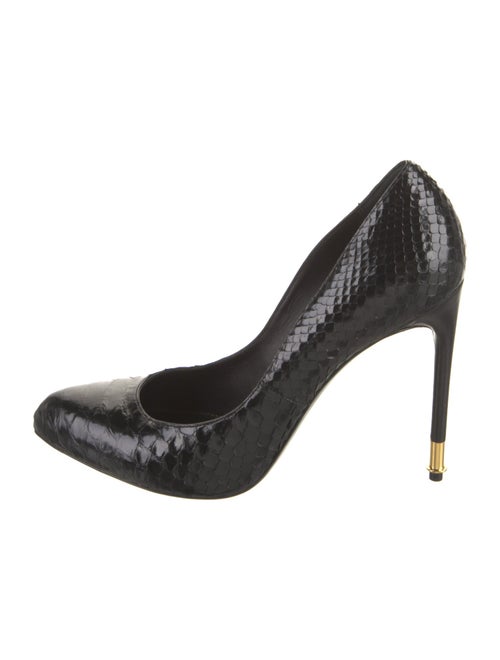 Tom Ford Python Animal Print Pumps