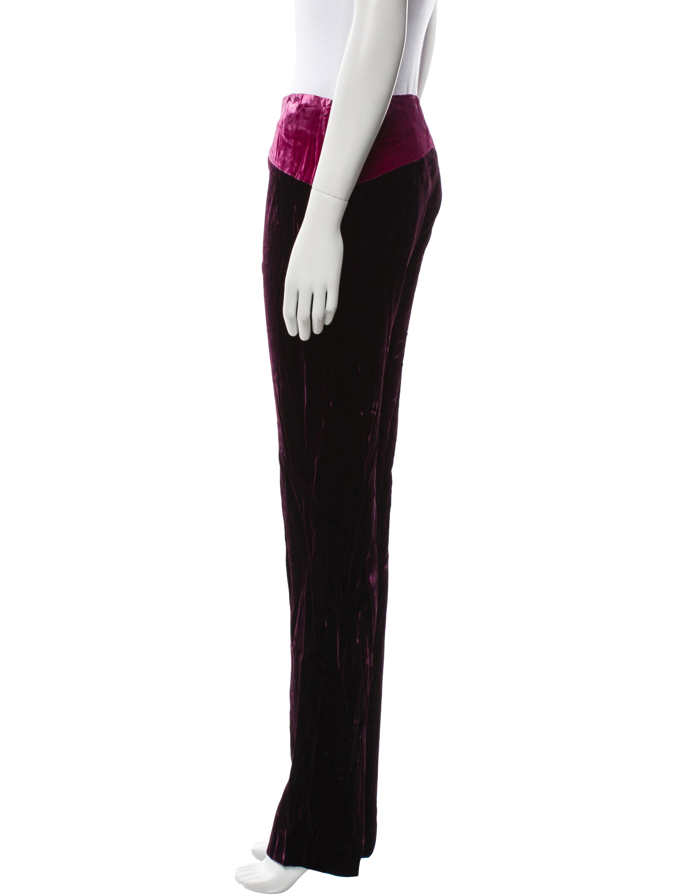 Tom Ford Velvet Straight Leg Pants