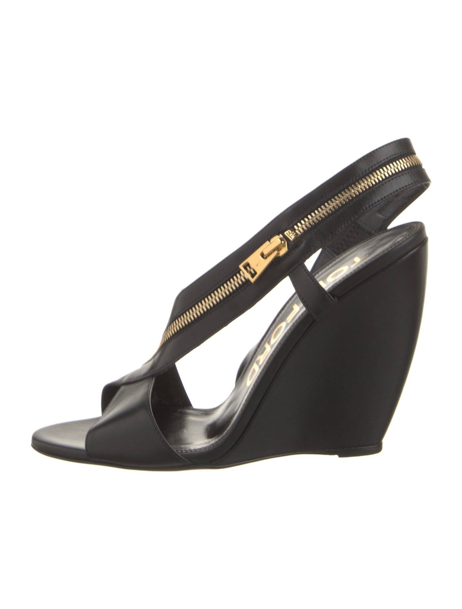 Tom Ford Leather Slingback Sandals