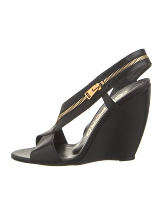 Tom Ford Leather Slingback Sandals