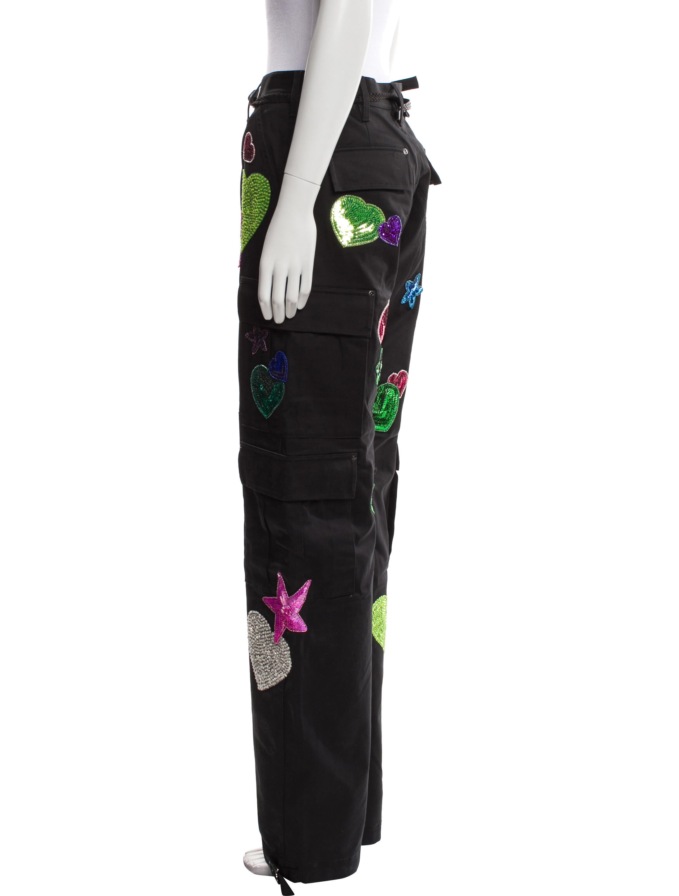 Tom Ford Floral Print Wide Leg Pants