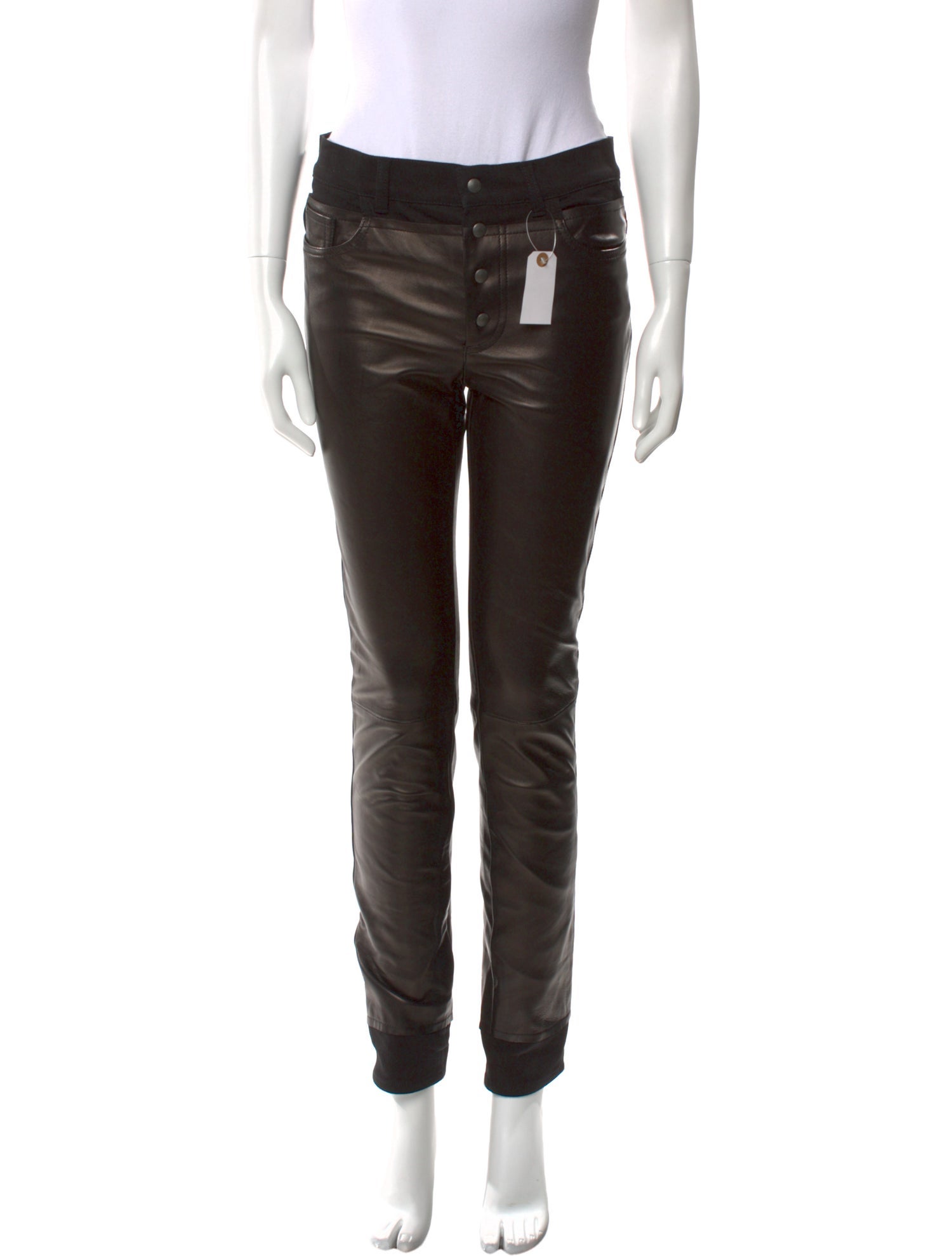 Tom Ford Leather Skinny Leg Pants