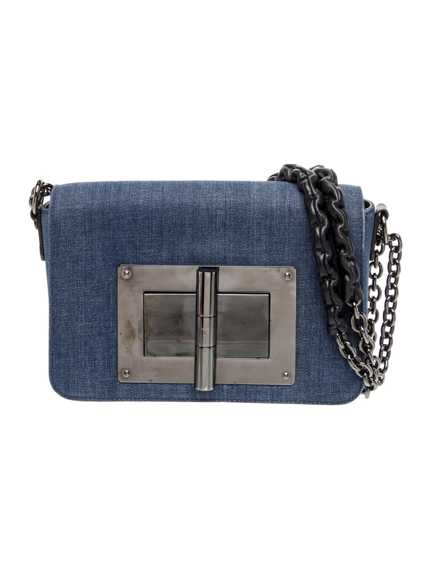 Tom Ford Denim Shoulder Bag