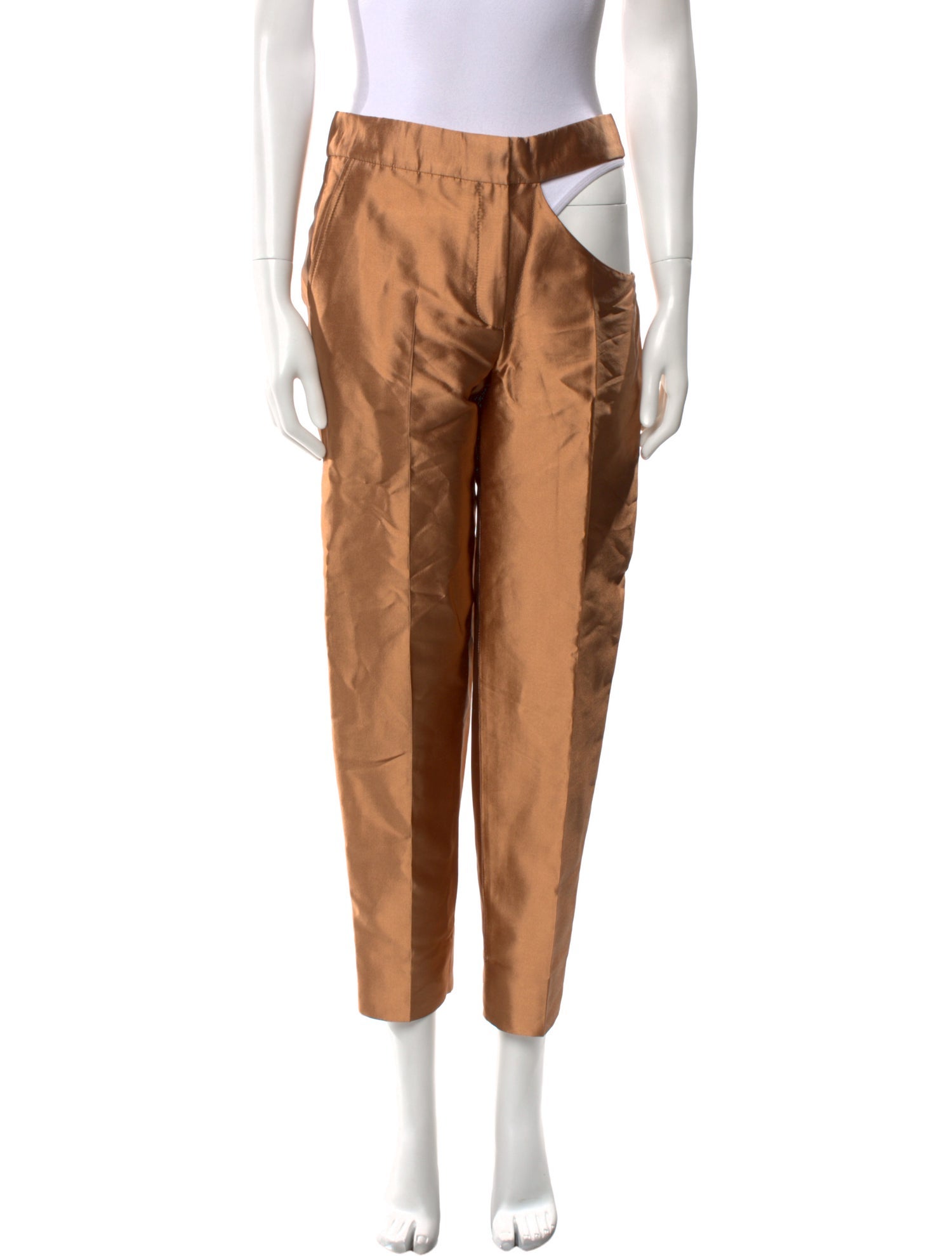 Tom Ford Silk Straight Leg Pants