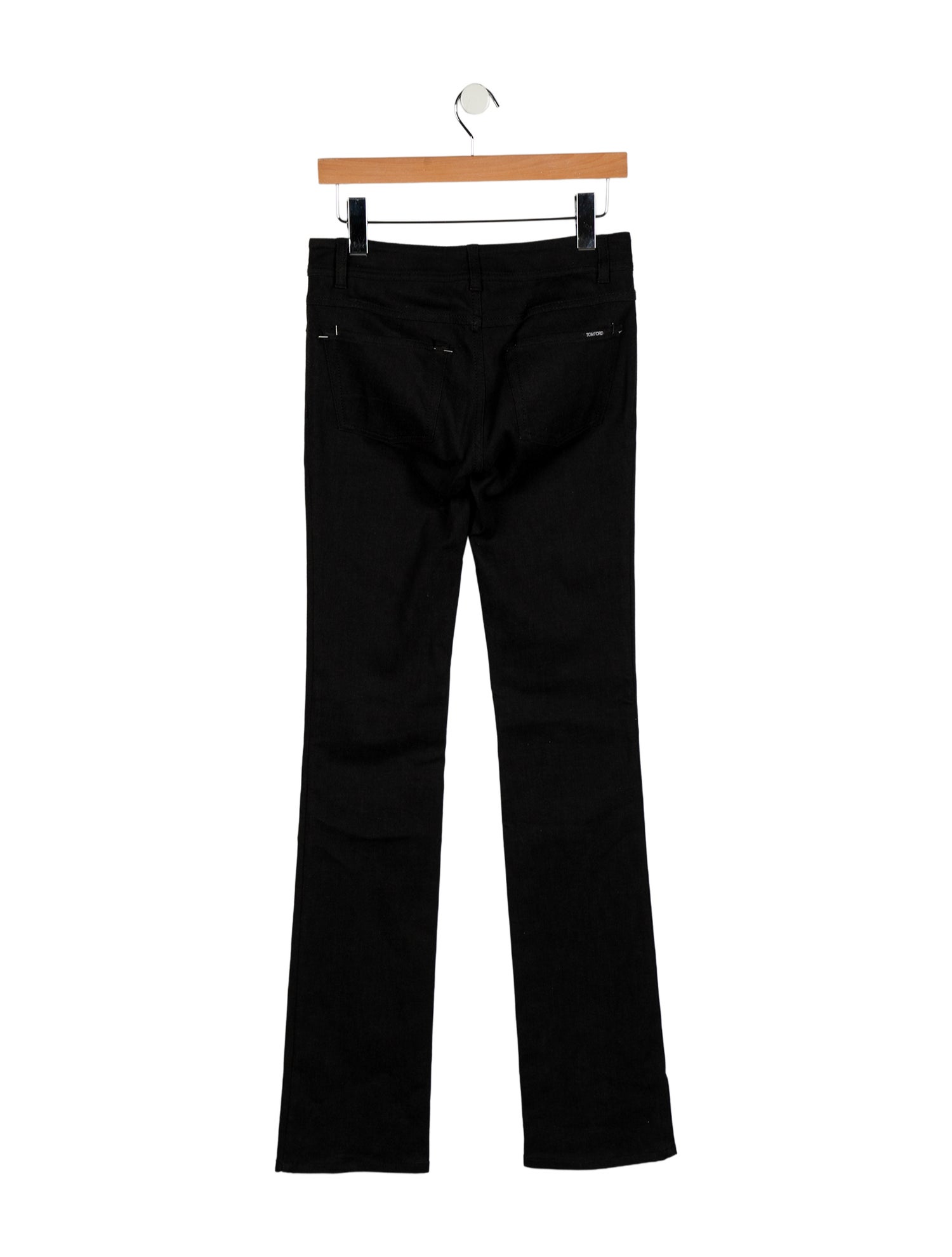Tom Ford Mid-Rise Straight Leg Jeans