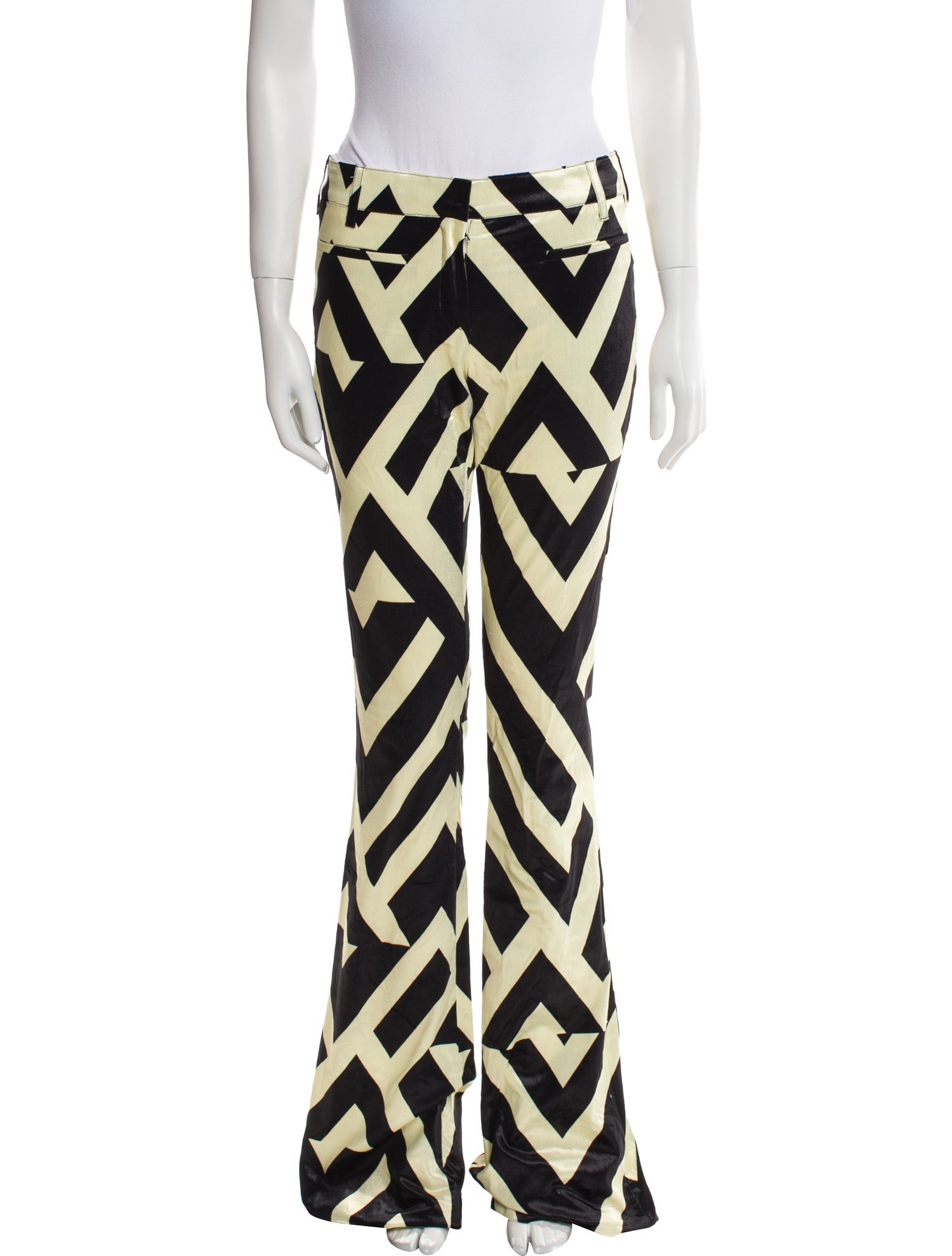 Tom Ford Printed Wide Leg Pants