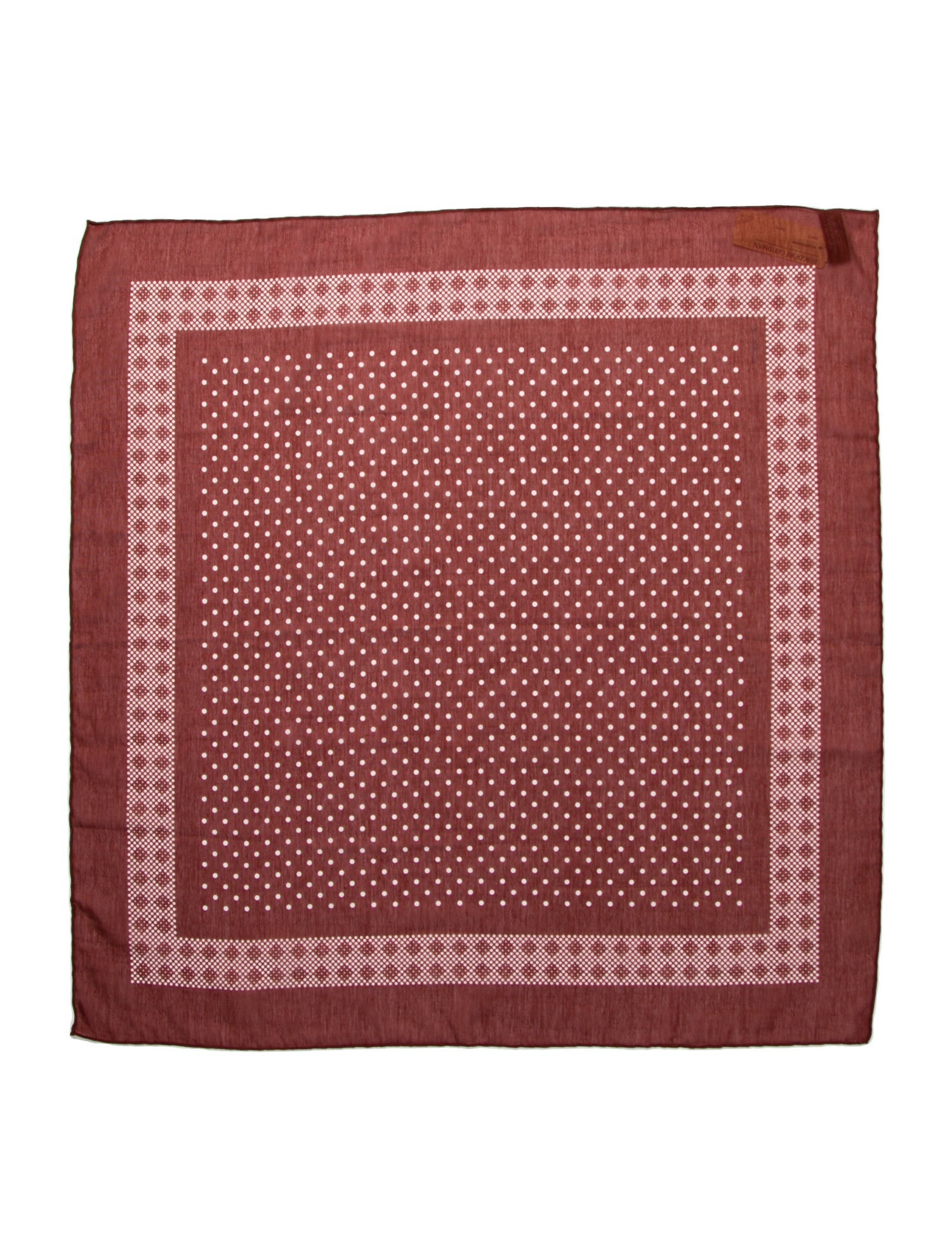 Tom Ford Silk Polka Dot Print Scarf