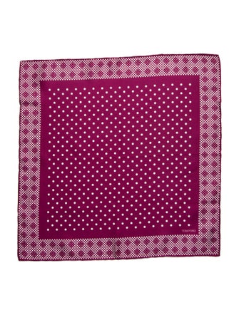 Tom Ford Silk Polka Dot Print Bandana
