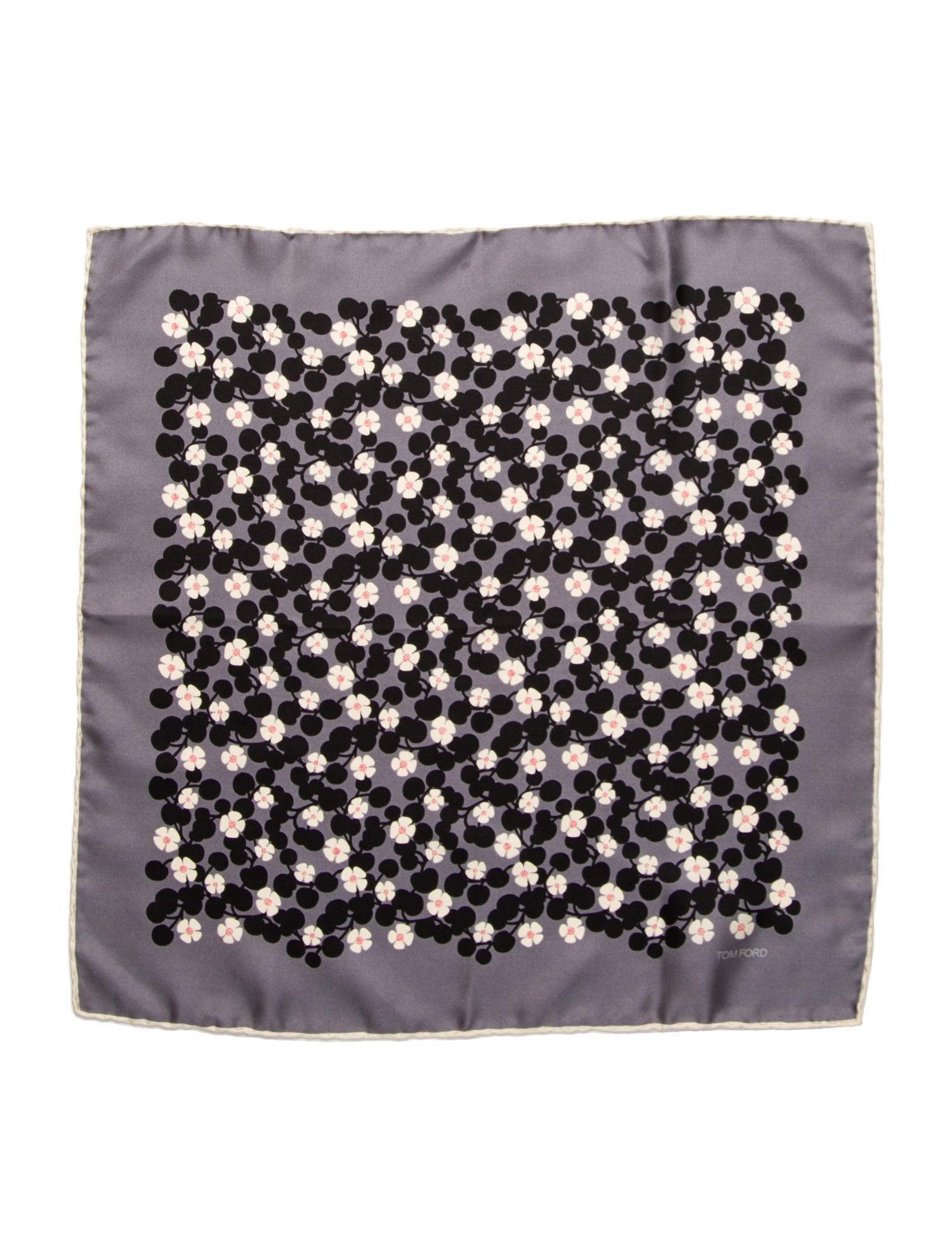 Tom Ford Silk Floral Print Bandana