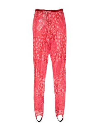 Tom Ford Lace Pattern Skinny Leg Pants
