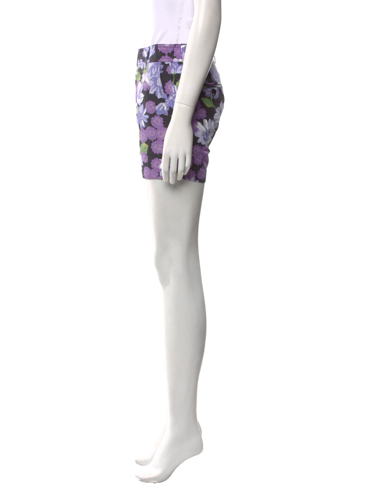 Tom Ford Floral Print Mini Shorts